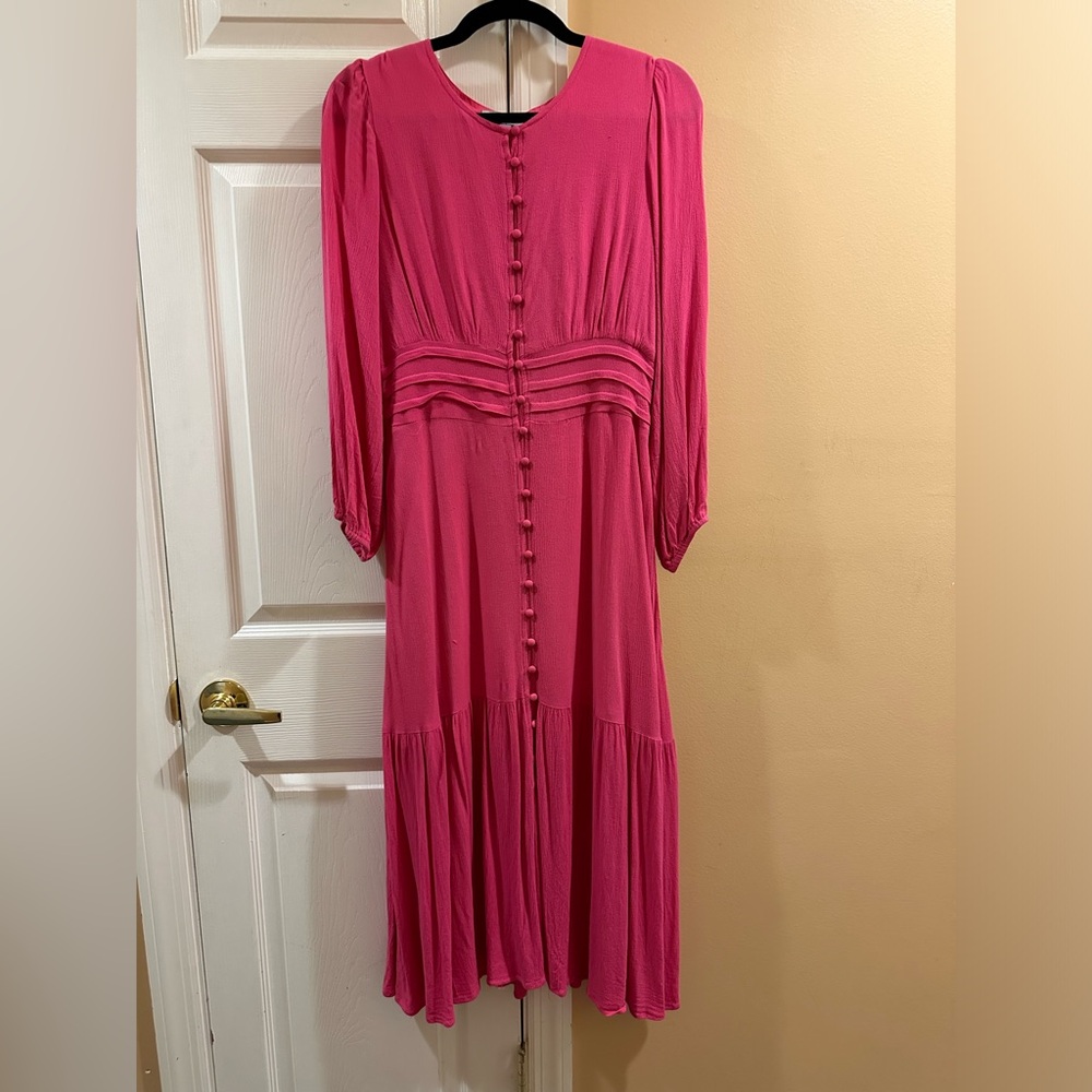Women’s hot pink, midi/maxi dress